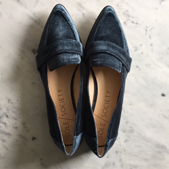 sole society edie smoking slipper flat